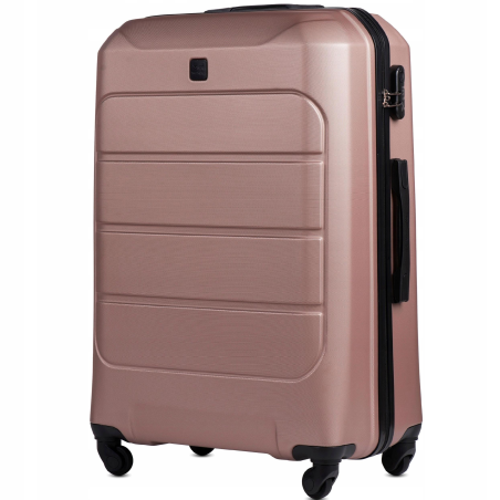 Wings Walizka twarda duża ABS GAN01-L-R.GOLD 97 l