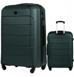 Wings Walizka twarda duża ABS GAN01-L-D.GREEN 97L