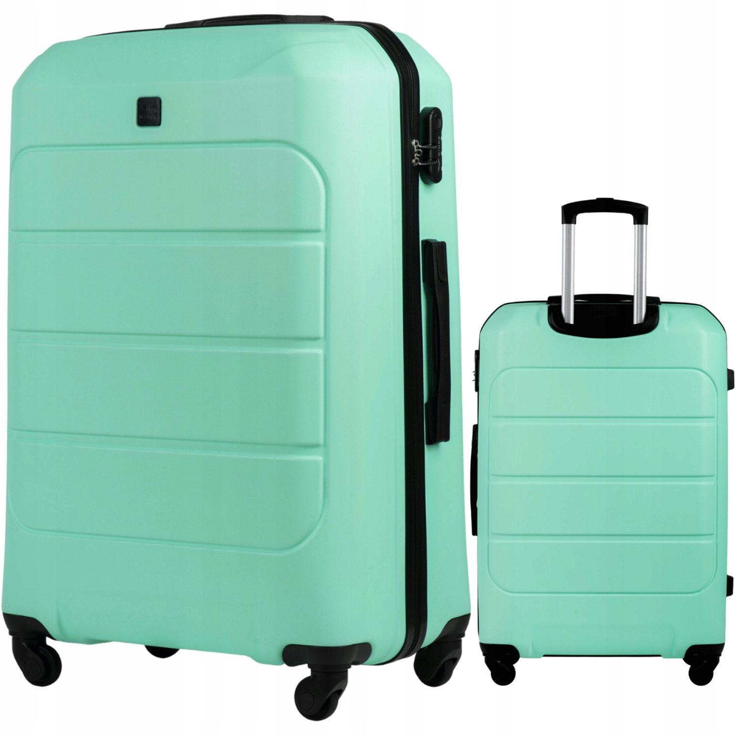 Wings Walizka twarda duża ABS GAN01-L-L.GREEN 97 l