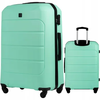 Wings Walizka twarda duża ABS GAN01-L-L.GREEN 97 l