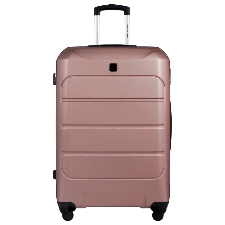 Wings Walizka twarda duża ABS GAN01-L-R.GOLD 97 l