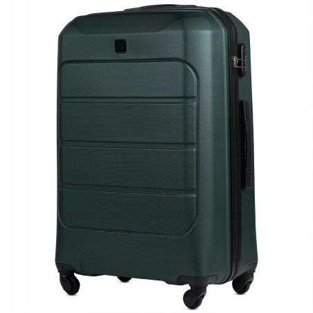Wings Walizka twarda duża ABS GAN01-L-D.GREEN 97L