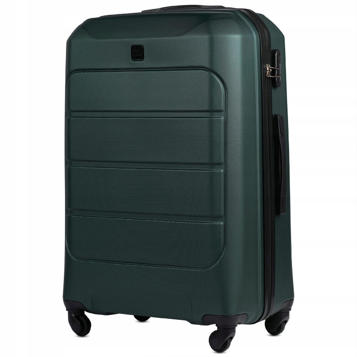 Wings Walizka twarda duża ABS GAN01-L-D.GREEN 97L
