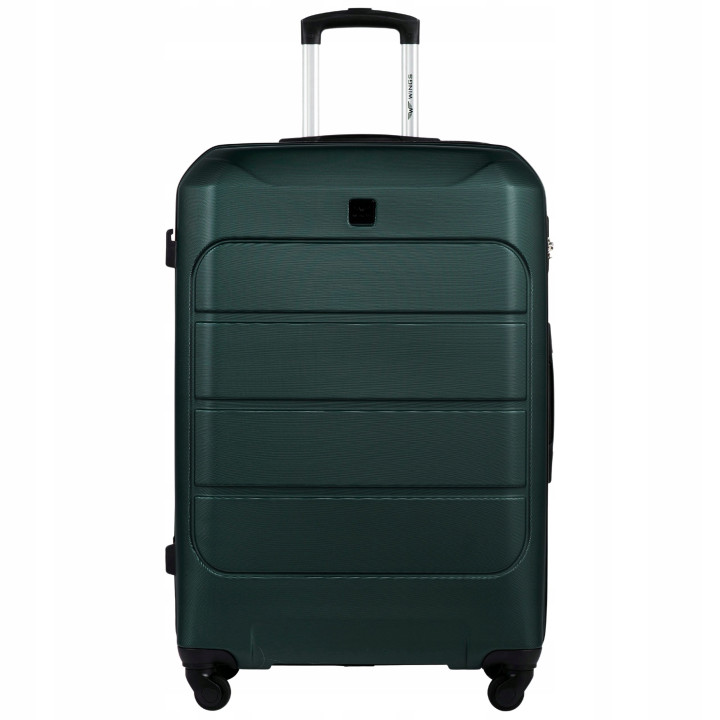 Wings Walizka twarda duża ABS GAN01-L-D.GREEN 97L