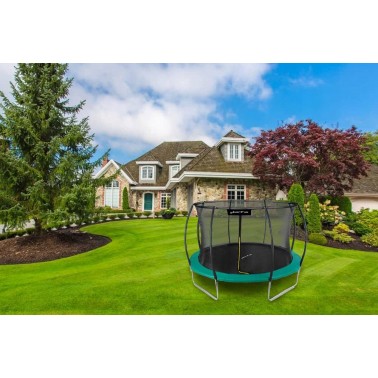 Trampolina 10 FT Just Fun Premium Fiberglass GREEN