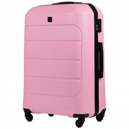 Wings Walizka twarda duża ABS GAN01-L-L.PINK 97 l