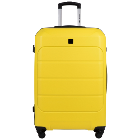 Wings Walizka twarda duża ABS GAN01-L-YELLOW 97 l