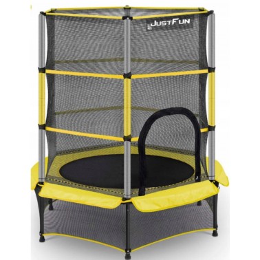 JUST FUN 140 ZÓŁTA - TRAMPOLINA DO DOMU I OGRODU
