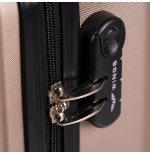 Wings Walizka twarda duża ABS GAN01-L-R.GOLD 97 l