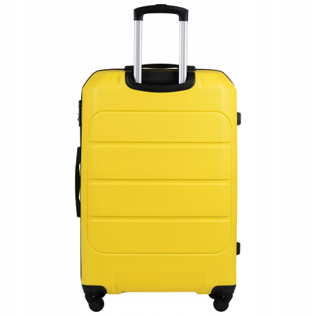 Wings Walizka twarda duża ABS GAN01-L-YELLOW 97 l