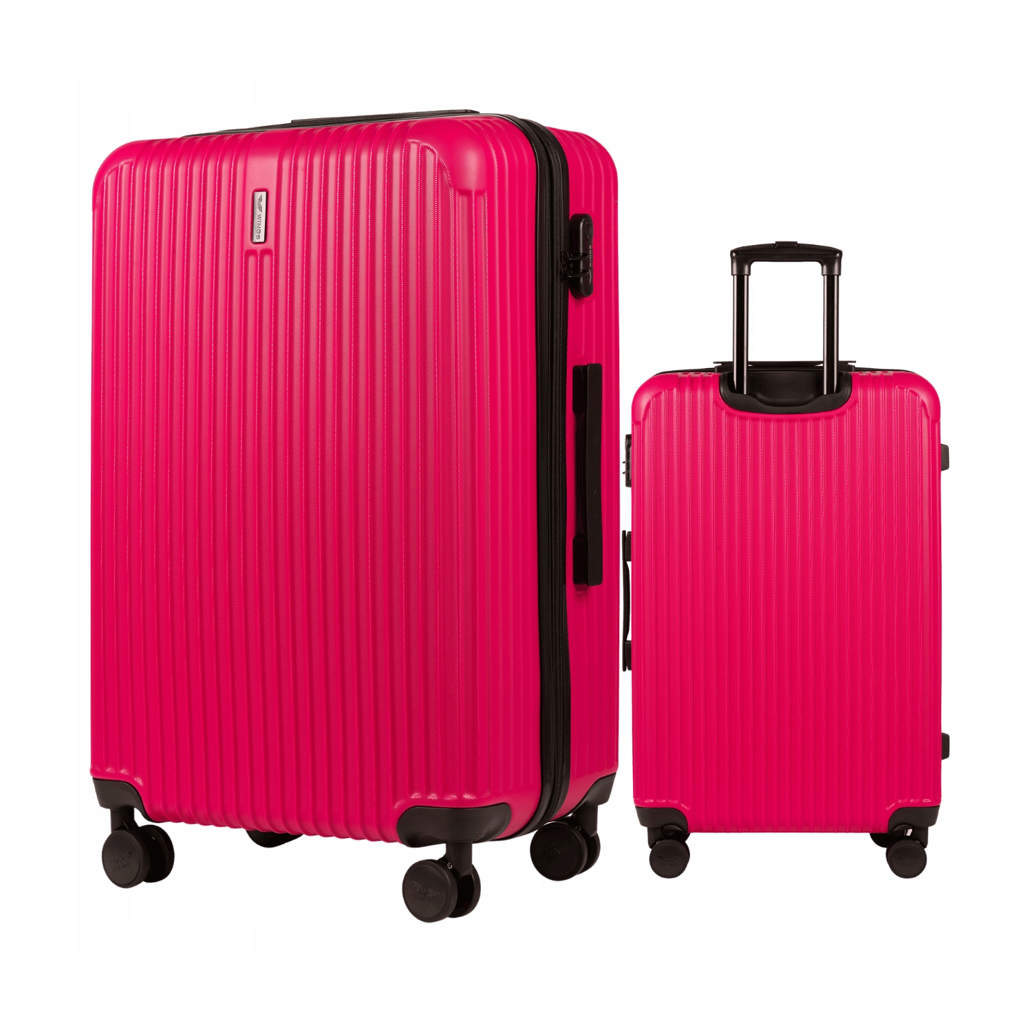 Walizka XXL Duża bagaż na 4 kółkach ABS+ REJESTROWANA TWARDA pojemna WINGS