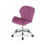 Krzesło obrotowe RIVELLO VELVET PURPLE