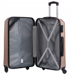 Wings Walizka twarda duża ABS GAN01-L-D.GREEN 97L