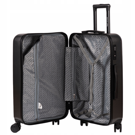 Walizka twarda duża poliwęglan (polikarbonat) PC190 L DARK GREY 97 l