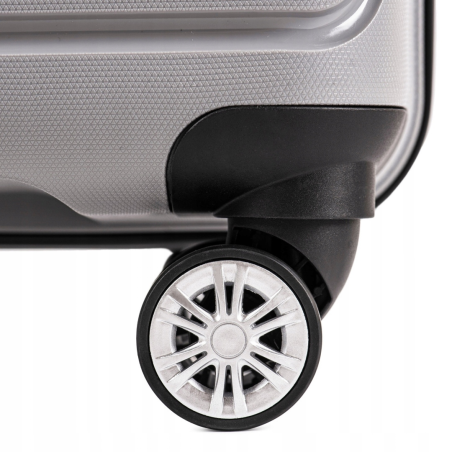 Walizka duża Wings polipropylen DQ181-03 L WHITE PINK 100 l