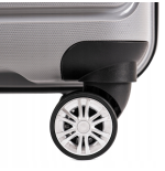 Walizka duża Wings polipropylen DQ181-03 L WHITE PINK 100 l