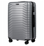 Walizka WINGS twarda duża poliwęglan (polikarbonat) PC140 L SILVER 97 l