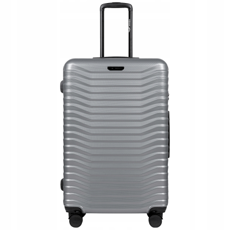 Walizka WINGS twarda duża poliwęglan (polikarbonat) PC140 L SILVER 97 l