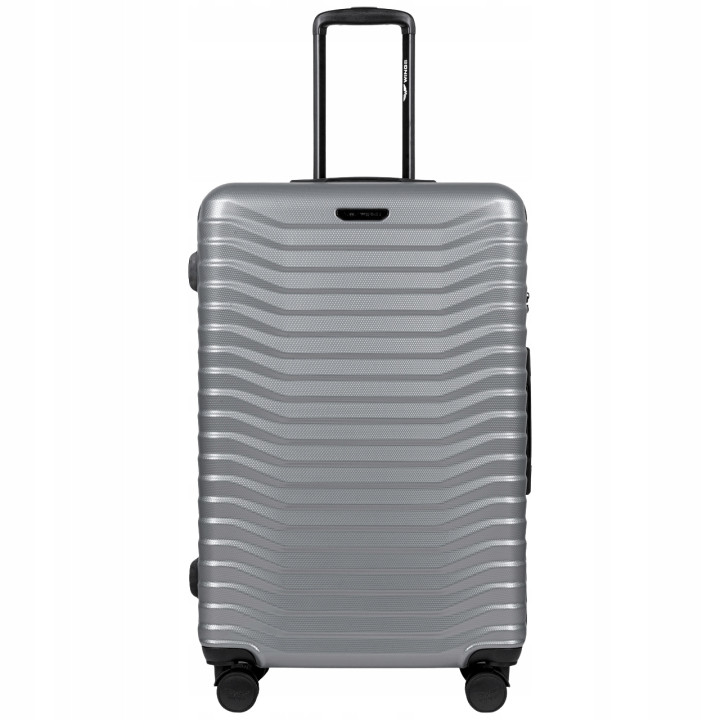 Walizka WINGS twarda duża poliwęglan (polikarbonat) PC140 L SILVER 97 l
