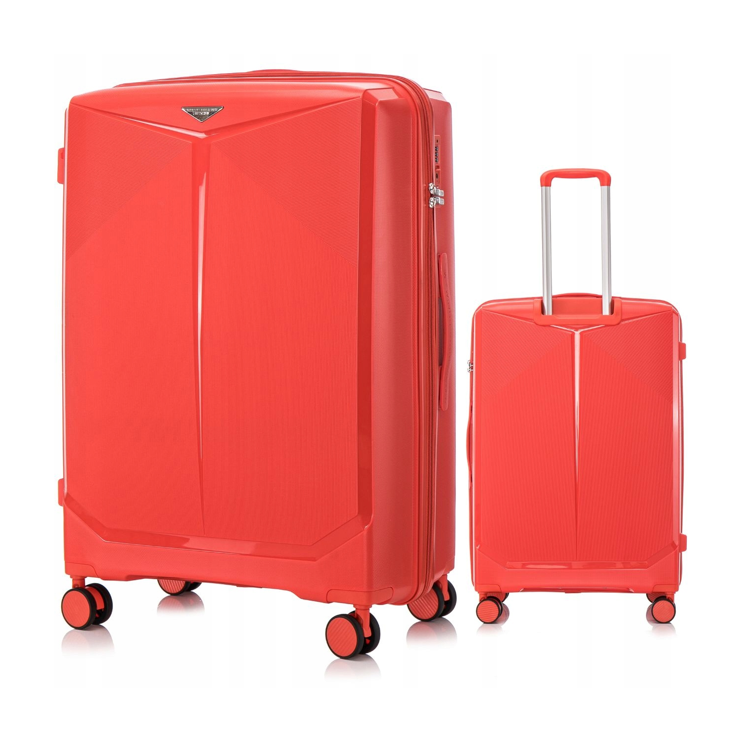 Walizka WINGS duża polipropylen PAPROCKI&BRZOZOWSKI CKT01 L RED 97 l