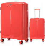 Walizka WINGS duża polipropylen PAPROCKI&BRZOZOWSKI CKT01 L RED 97 l