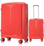 Walizka WINGS duża polipropylen PAPROCKI&BRZOZOWSKI CKT01 M RED 63L