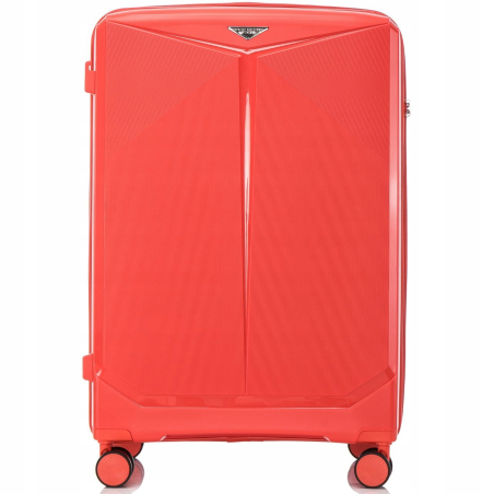 Walizka WINGS duża polipropylen PAPROCKI&BRZOZOWSKI CKT01 L RED 97 l