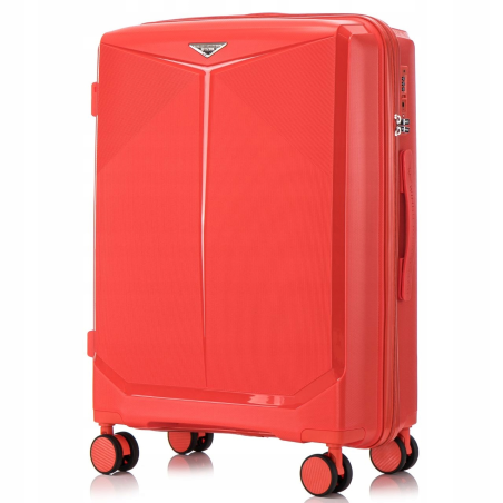 Walizka WINGS duża polipropylen PAPROCKI&BRZOZOWSKI CKT01 M RED 63L