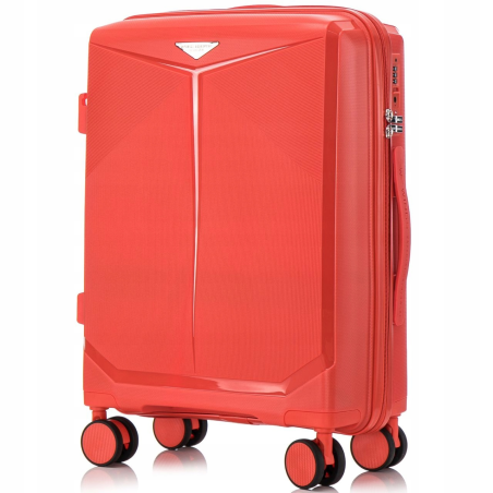 Walizka WINGS duża polipropylen PAPROCKI&BRZOZOWSKI CKT01 S RED 38L