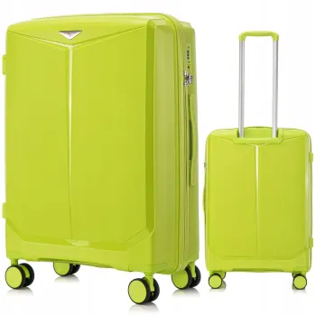 Walizka WINGS duża polipropylen PAPROCKI&BRZOZOWSKI CKT01 M GREEN 63L