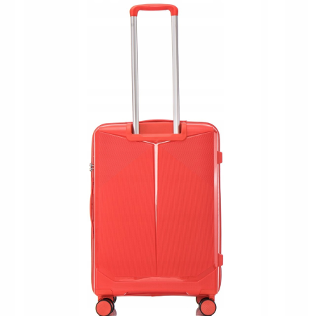 Walizka WINGS duża polipropylen PAPROCKI&BRZOZOWSKI CKT01 M RED 63L