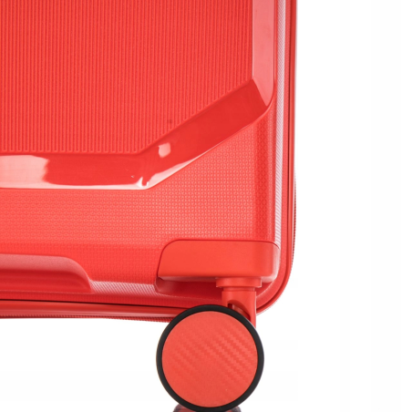 Walizka WINGS duża polipropylen PAPROCKI&BRZOZOWSKI CKT01 L RED 97 l
