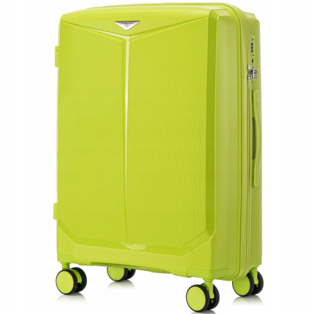 Walizka WINGS duża polipropylen PAPROCKI&BRZOZOWSKI CKT01 M GREEN 63L