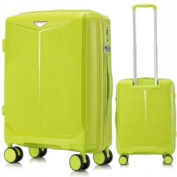 Walizka WINGS duża polipropylen PAPROCKI&BRZOZOWSKI CKT01 S GREEN 38L