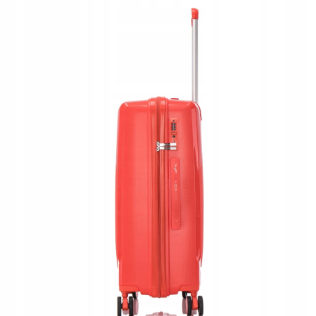 Walizka WINGS duża polipropylen PAPROCKI&BRZOZOWSKI CKT01 S RED 38L