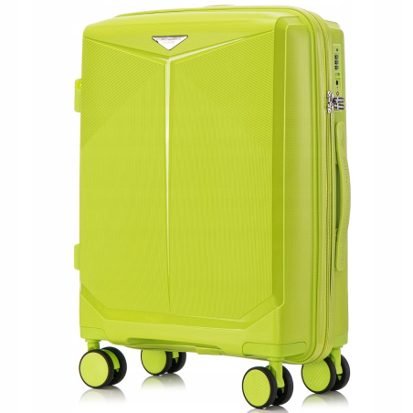 Walizka WINGS duża polipropylen PAPROCKI&BRZOZOWSKI CKT01 S GREEN 38L