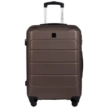 Wings Walizka twarda duża ABS GAN01-L-COFFEE 97 l