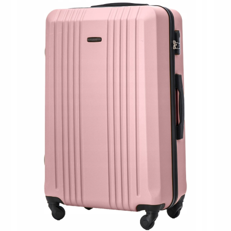 Walizka WINGS twarda duża ABS KST01 L ROSE GOLD 97 l