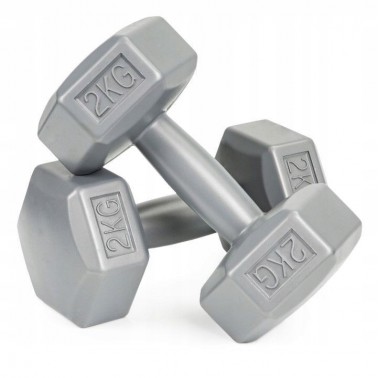 Hantle fitness zestaw ciężarki 2x 2kg szare