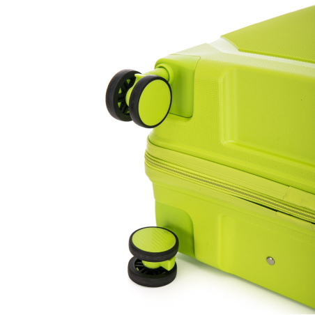 Walizka WINGS duża polipropylen PAPROCKI&BRZOZOWSKI CKT01 M GREEN 63L