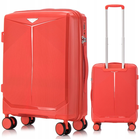 Walizka WINGS duża polipropylen PAPROCKI&BRZOZOWSKI CKT01 S RED 38L