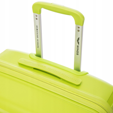 Walizka WINGS duża polipropylen PAPROCKI&BRZOZOWSKI CKT01 S GREEN 38L