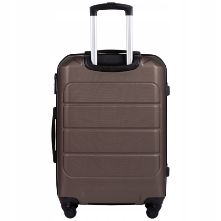 Wings Walizka twarda duża ABS GAN01-L-COFFEE 97 l