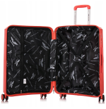 Walizka WINGS duża polipropylen PAPROCKI&BRZOZOWSKI CKT01 L RED 97 l