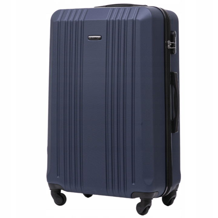 WALIZKA WINGS DUŻA 28" ABS 4 KOŁA KST01 L DARK BLUE 97L BLUE