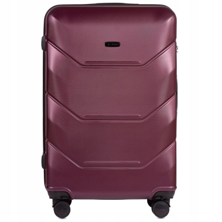 WALIZKA DUŻA POSZERZANA TWARDA WINGS ABS 149 97 l BURGUNDY
