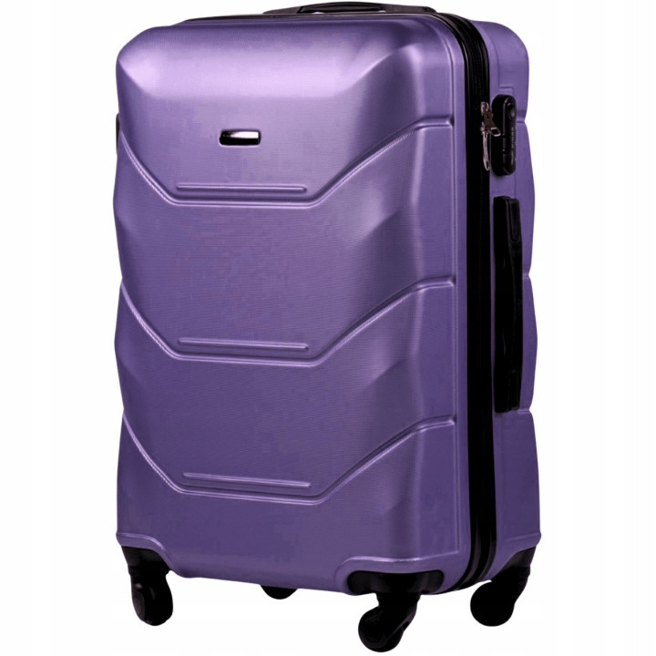 Walizka twarda duża UNLIMITED MGN01 L SILVER PURPLE 97 l