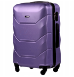 Walizka twarda duża UNLIMITED MGN01 L SILVER PURPLE 97 l