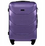 Walizka twarda duża UNLIMITED MGN01 L SILVER PURPLE 97 l