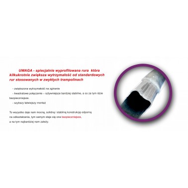 TRAMPOLINA OGRODOWA 10FT-305CM MULTI JUST FUN